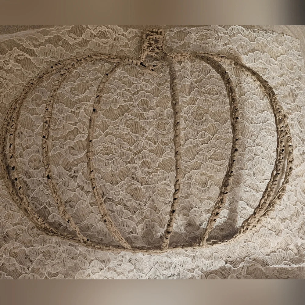 Lace Pumpkin Decor